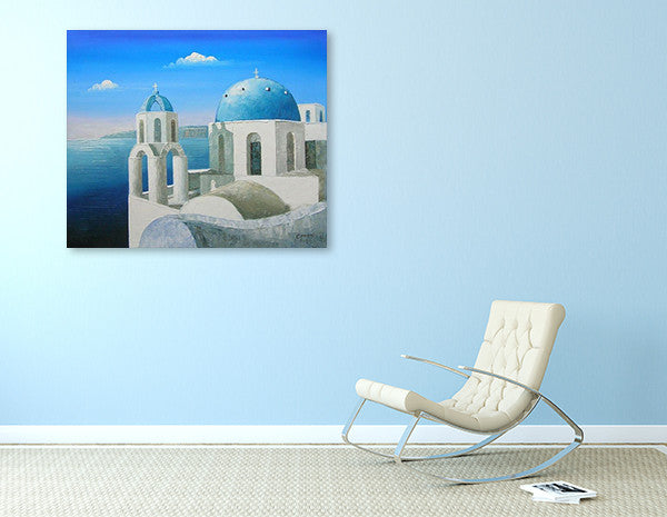 Greek Islands on the wall