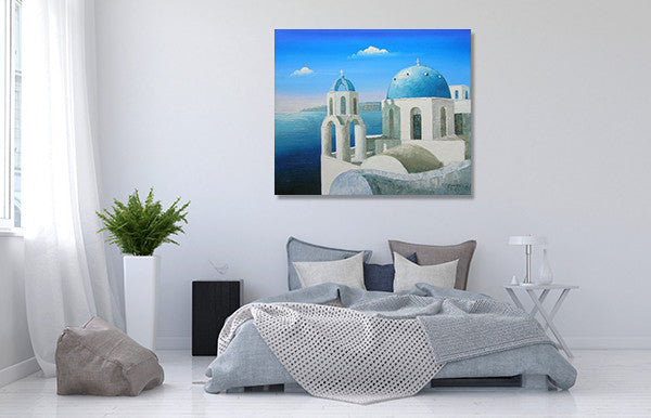 Greek Islands on the wall