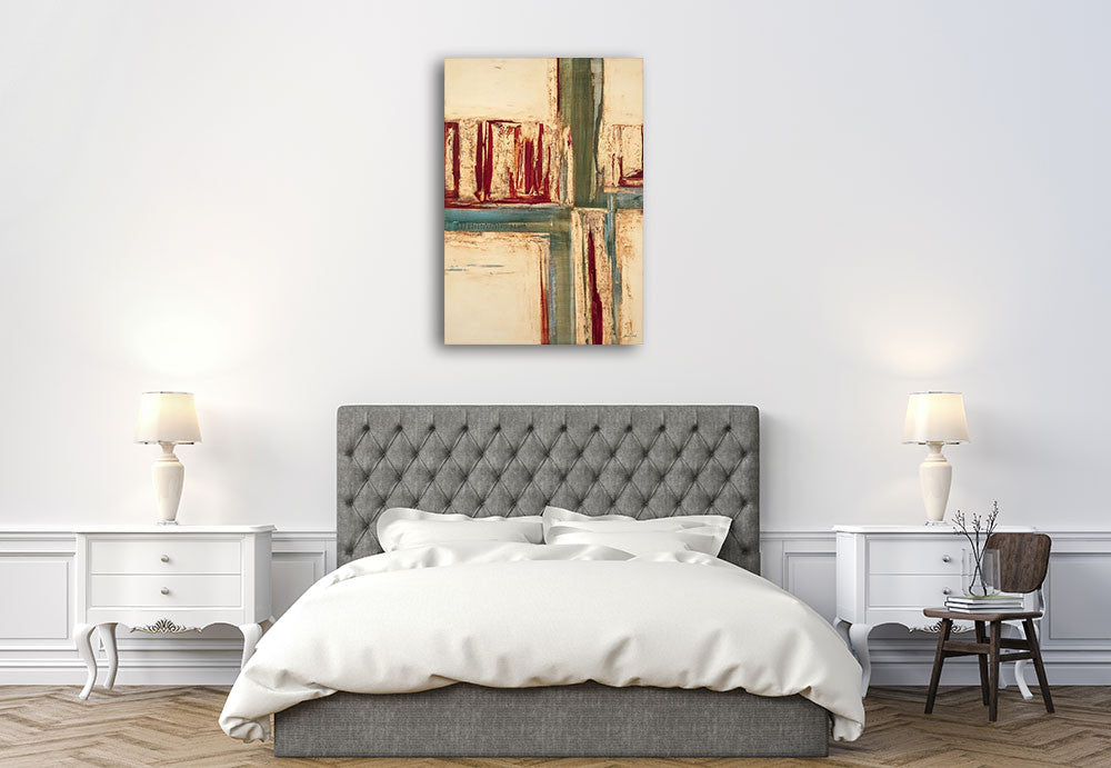 The Green Crossing Wall Art Print on the wall