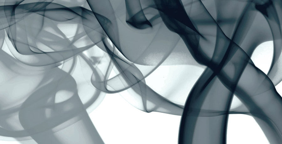 Grey Smoke Wall Art Print