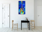 Guitar Wall Art Print on the wall