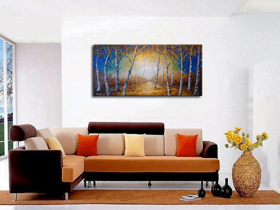 Knife Painting SAH001 on the wall