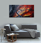 Knife Painting SAH002 on the wall
