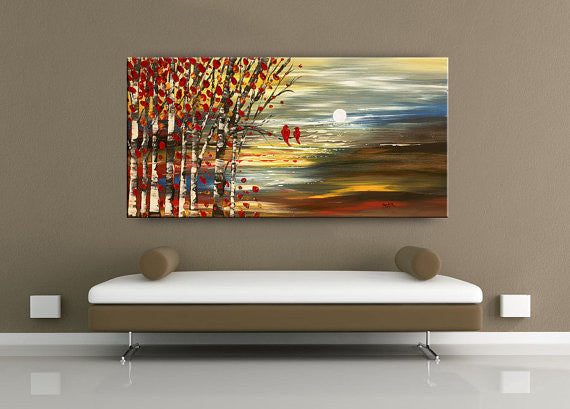 Knife Painting SAH005 on the wall