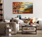 Knife Painting SAH005 on the wall