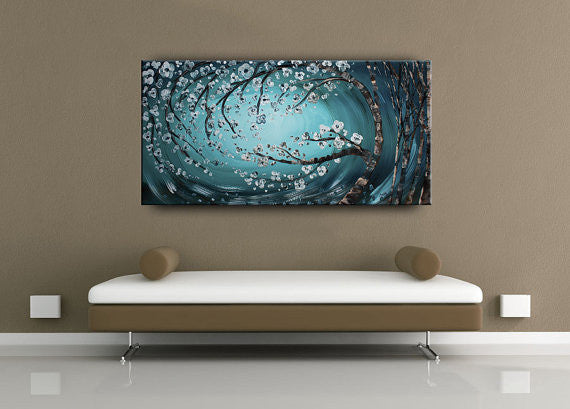 Knife Painting SAH009 on the wall