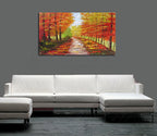 Knife Painting SAH019 on the wall