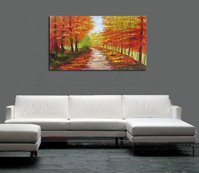 Knife Painting SAH019 on the wall