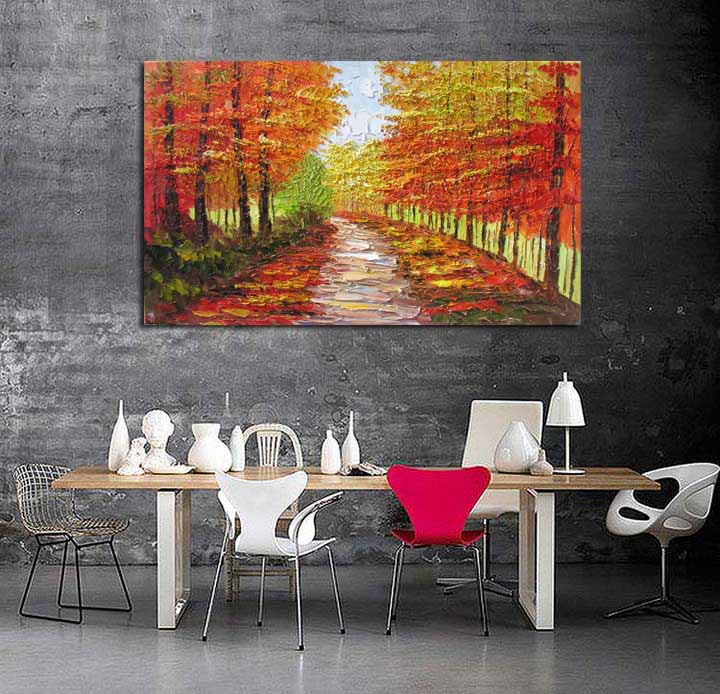 Knife Painting SAH019 on the wall