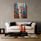 Knife Painting SAH026 on the wall