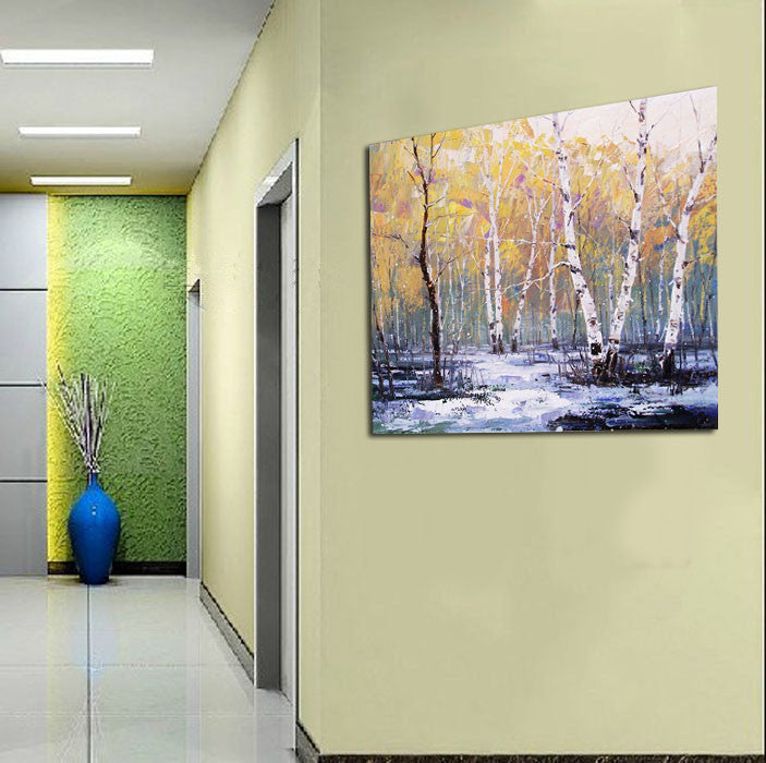 Knife Painting SAH028 on the wall