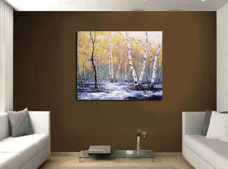 Knife Painting SAH028 on the wall