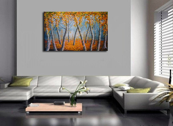 Knife Painting SAH044 on the wall