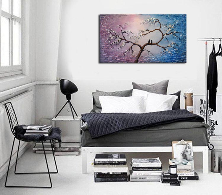 Knife Painting SAH045 on the wall