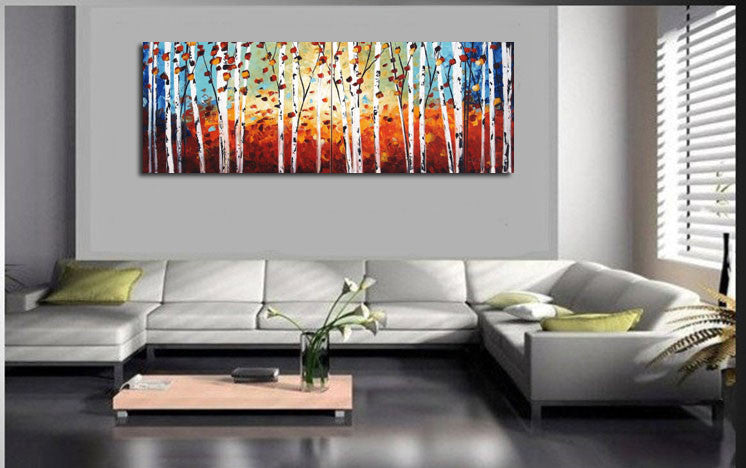 Knife Painting SAH049 on the wall