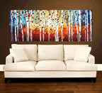 Knife Painting SAH049 on the wall