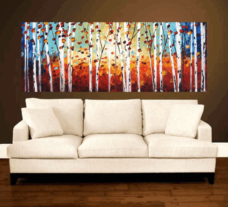 Knife Painting SAH049 on the wall