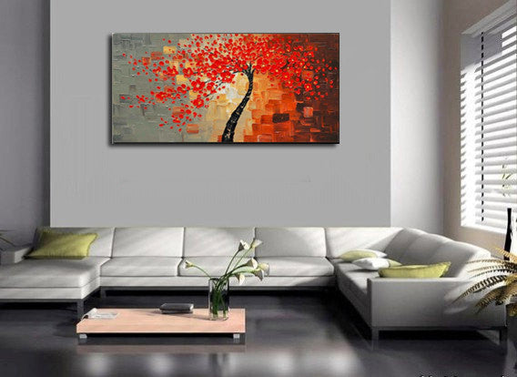 Knife Painting SAH052 on the wall