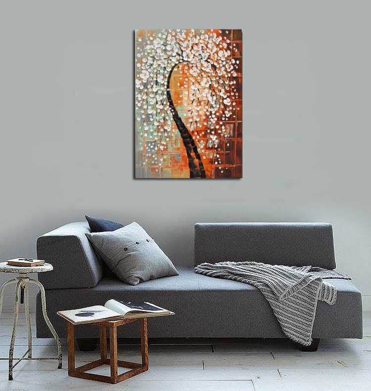 Knife Painting SAH053 on the wall