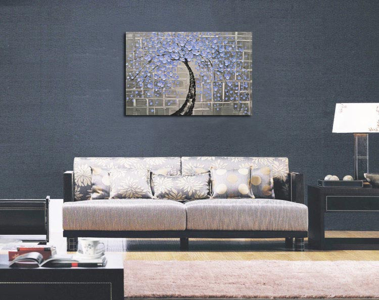Knife Painting SAH056 on the wall