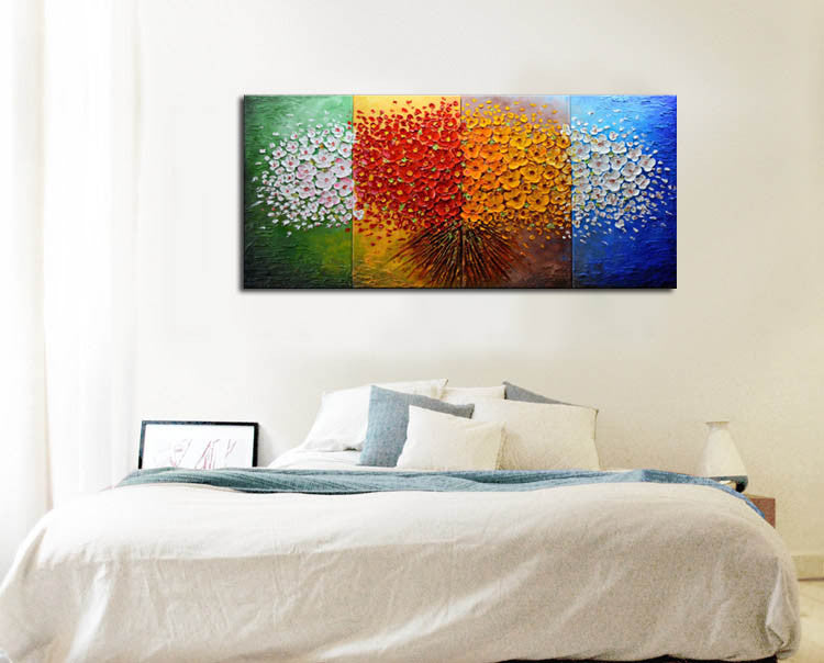 Knife Painting SAH075 on the wall