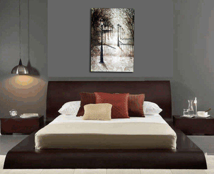 Knife Painting SAH077 on the wall