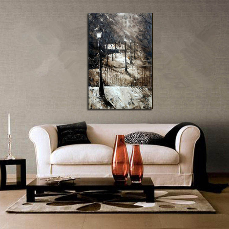 Knife Painting SAH082 on the wall