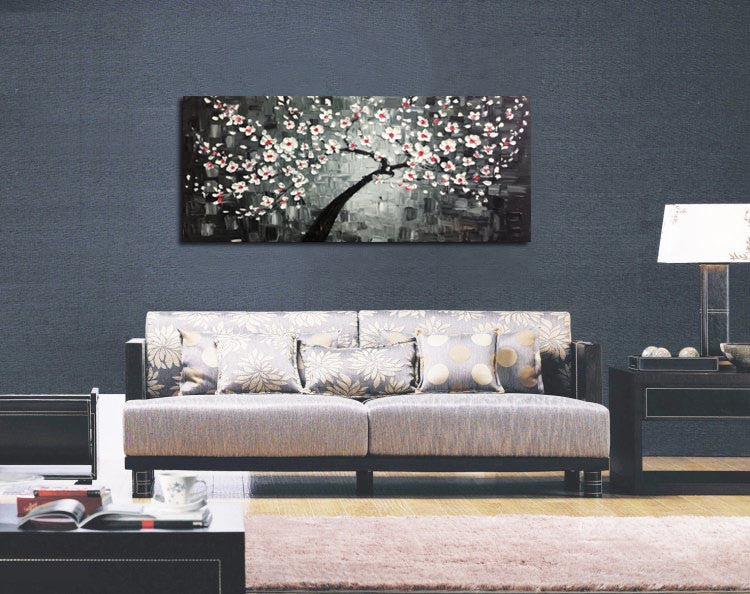 Knife Painting SAH084 on the wall