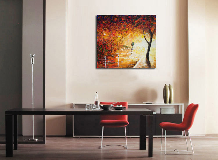 Knife Painting SAH086 on the wall