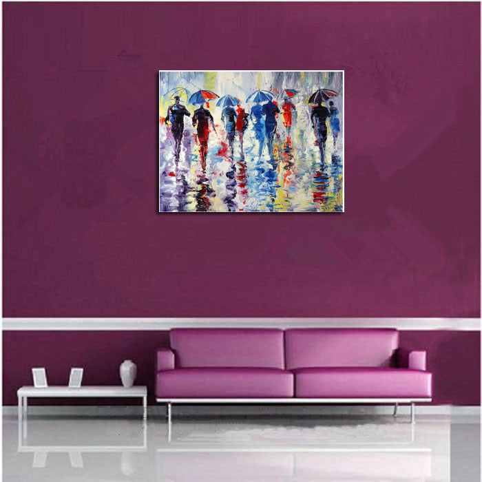 Knife Painting SAH093 on the wall