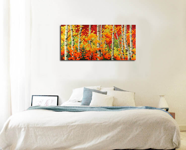 Knife Painting SAH103 on the wall