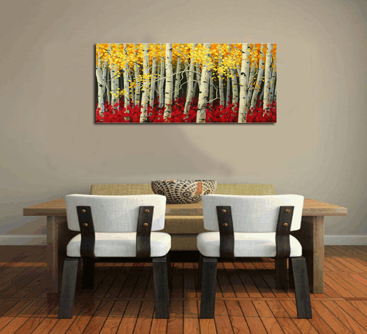 Knife Painting SAH104 on the wall