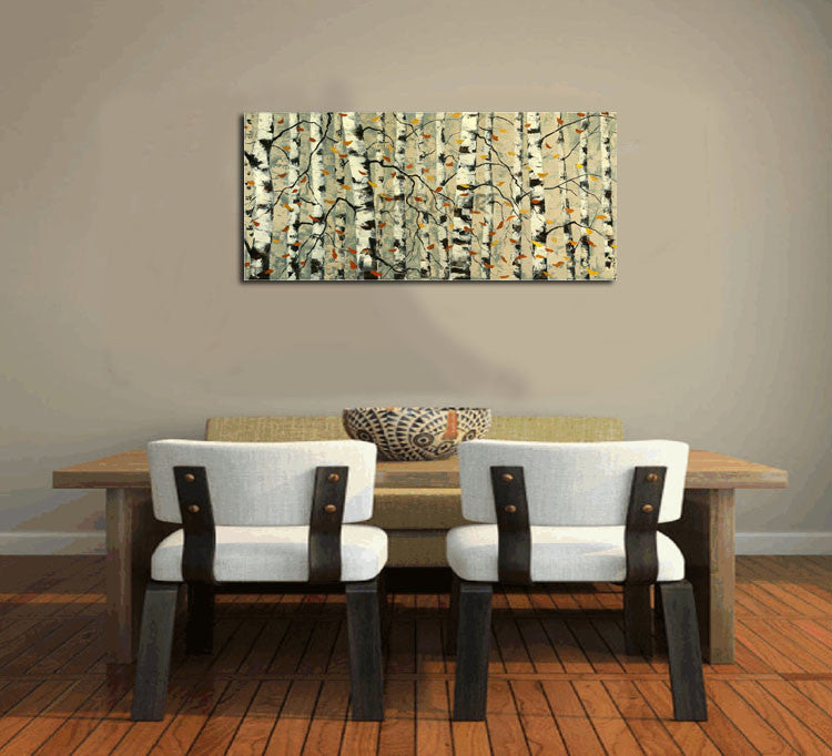 Knife Painting SAH105 on the wall