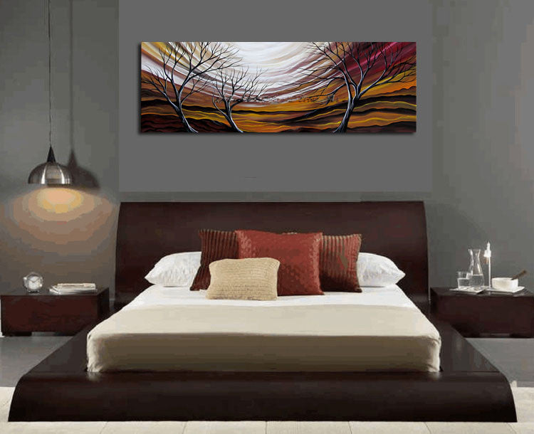 Knife Painting SAH116 on the wall
