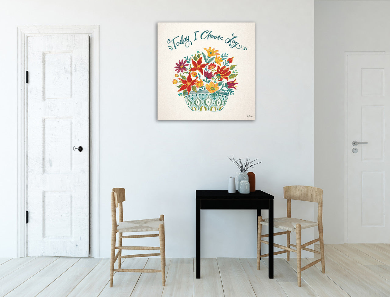 Happy Thoughts III Wall Art Print  on the wall