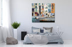 Harbor on the wall