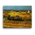 Vincent Van Gogh | Harvest at La Crau with Montmaiour in the Background