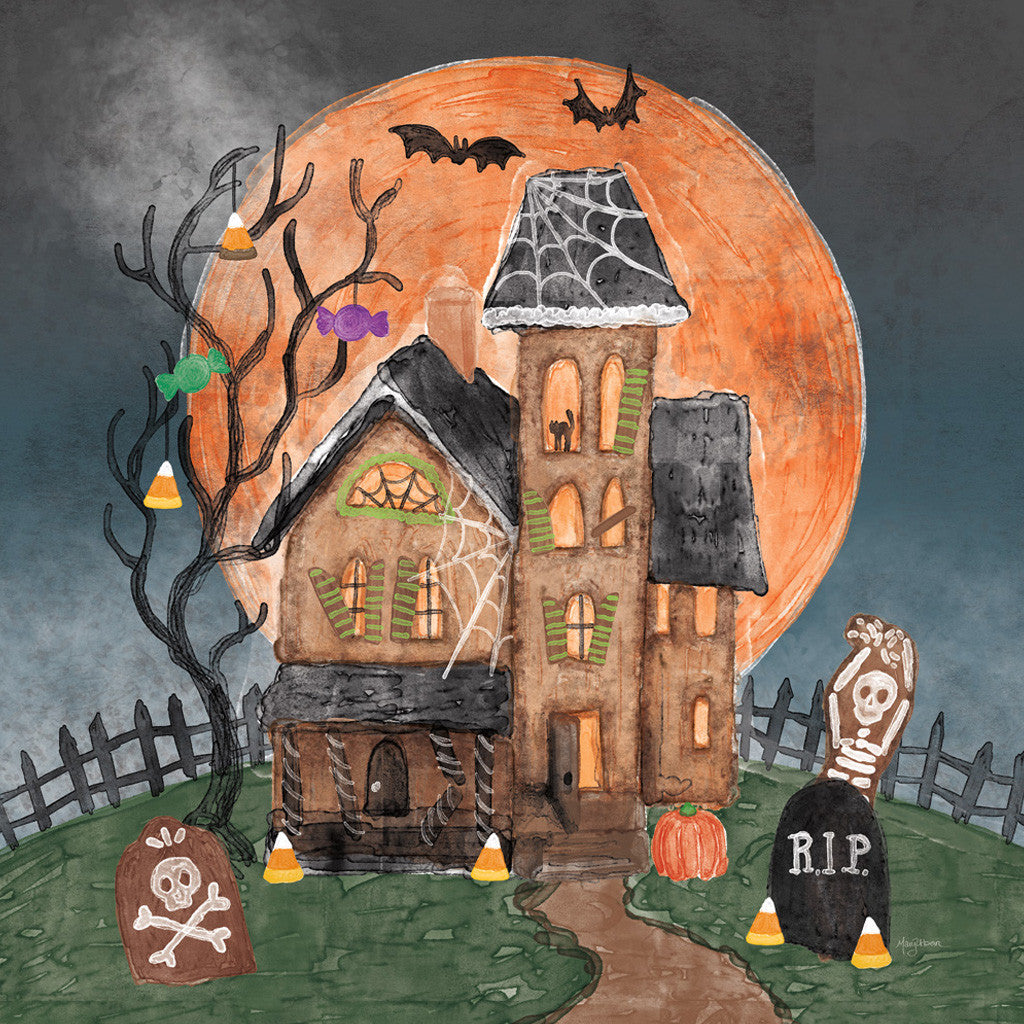 Haunted Villa Wall Art Print