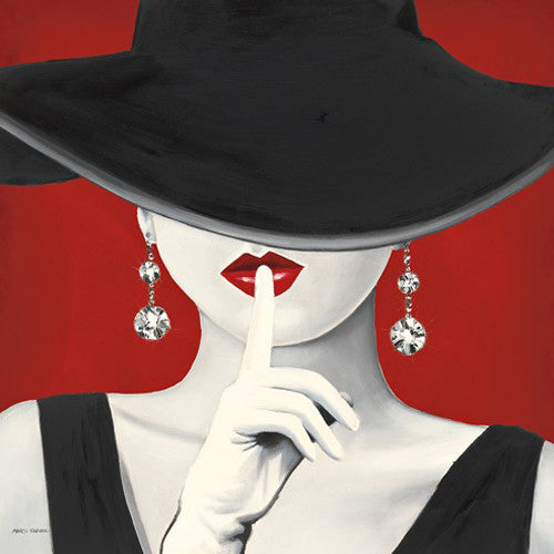 Haute Chapeau Rouge I Wall Art Print