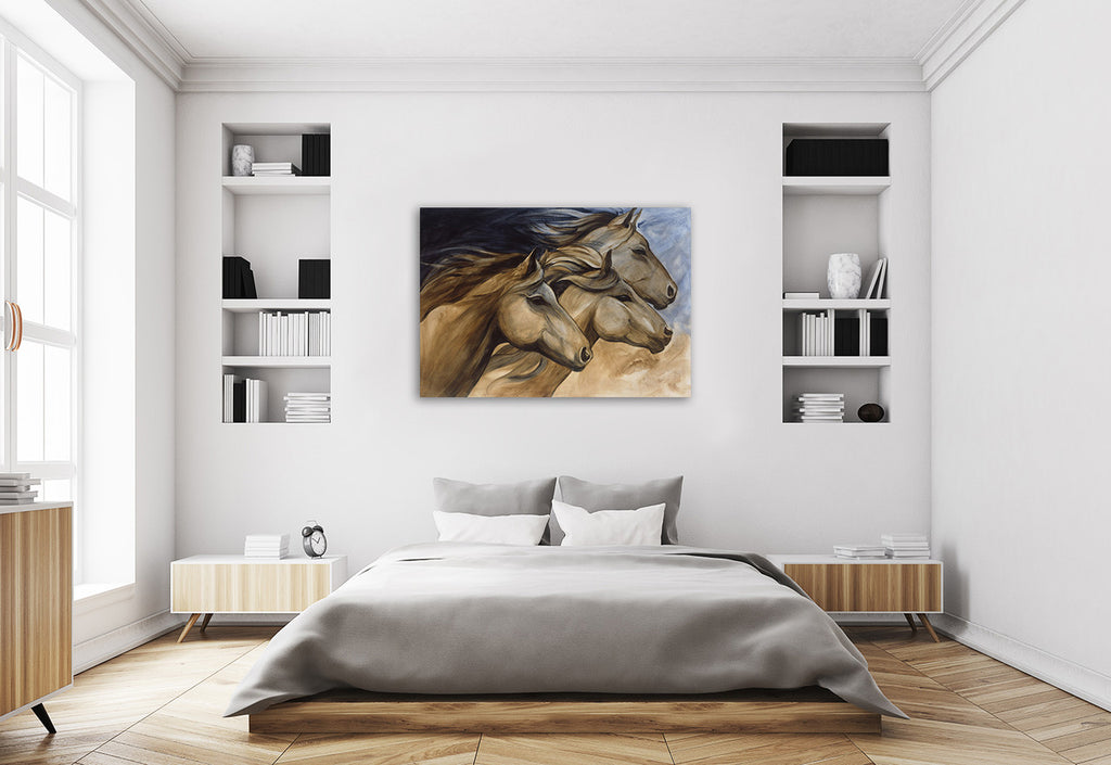 Headstrong Wall Art Print on the wall