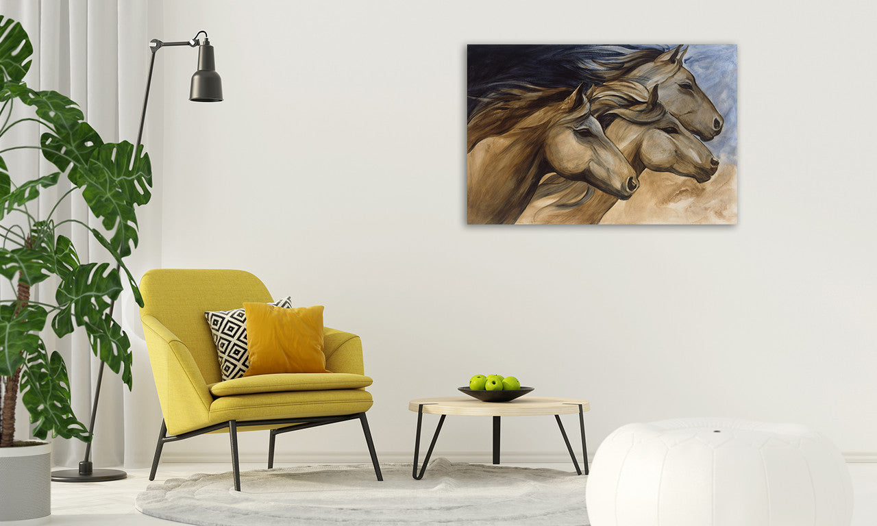 Headstrong Wall Art Print on the wall