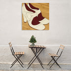 Heels Wall Art Print on the wall