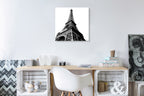High Eiffel Tower Wall Art Print on the wall