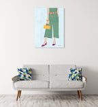High Fashion II Wall Art Print on the wall