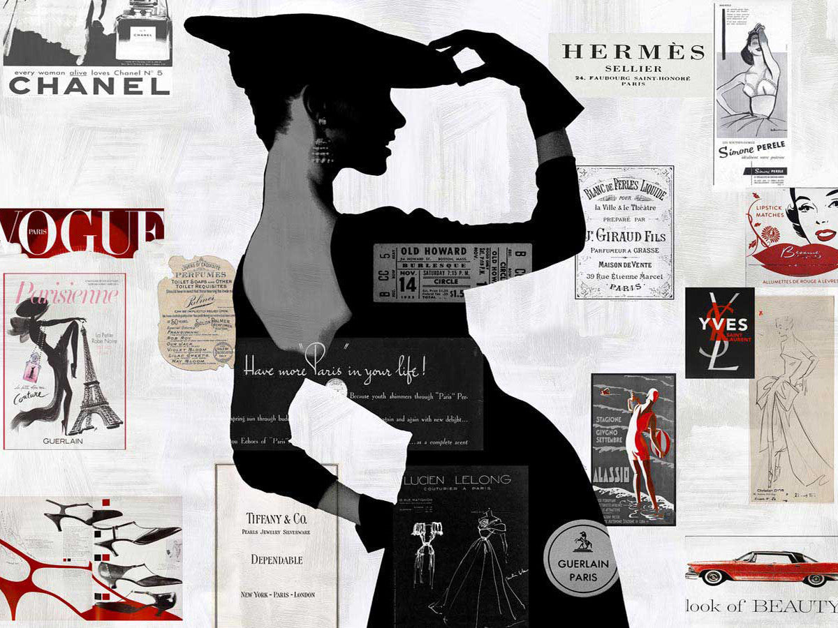 High Fashion Woman II Wall Art Print