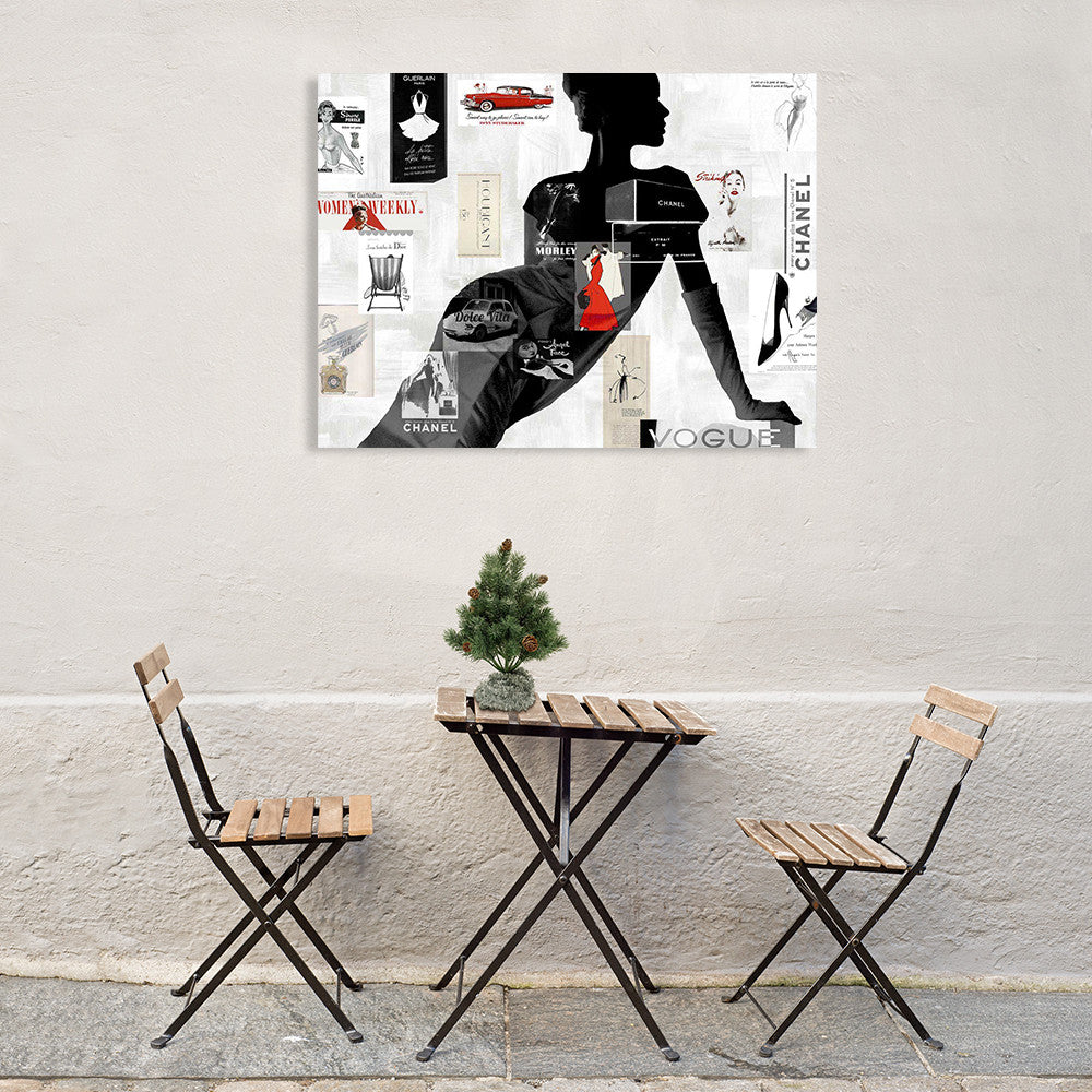 High Fashion Woman I Wall Art Print on the wall