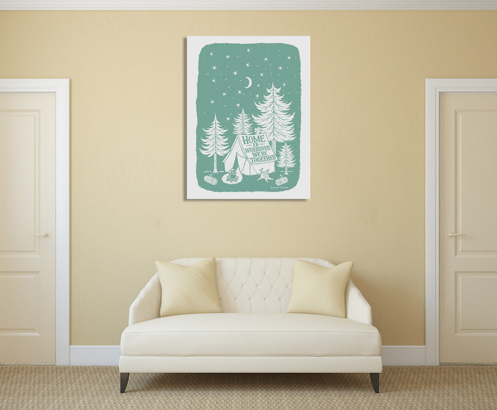 Home Together Wall Art Print  on the wall