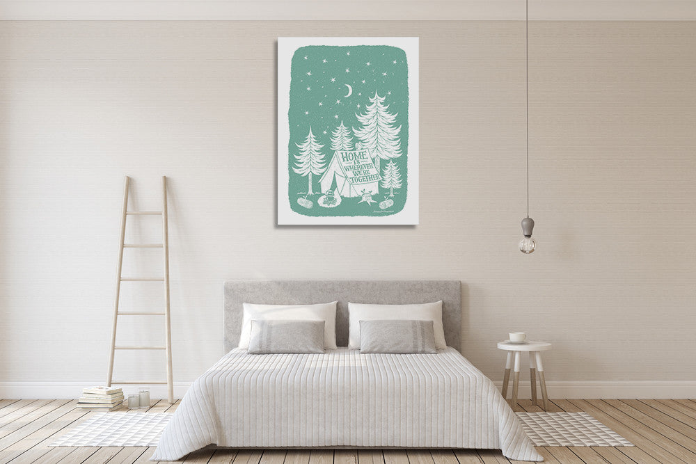 Home Together Wall Art Print  on the wall