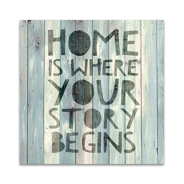 Home is Where Wall Art Print