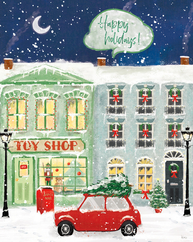 Hometown Holiday III Wall Art Print